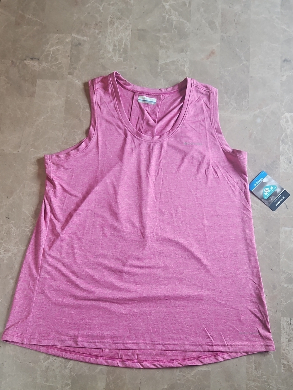 Women's Pink Sleeveless Performance Tank Top